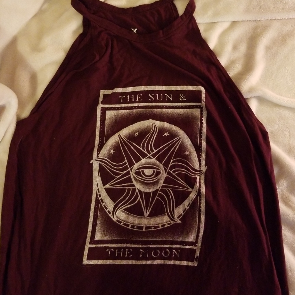 Mock neck tank top